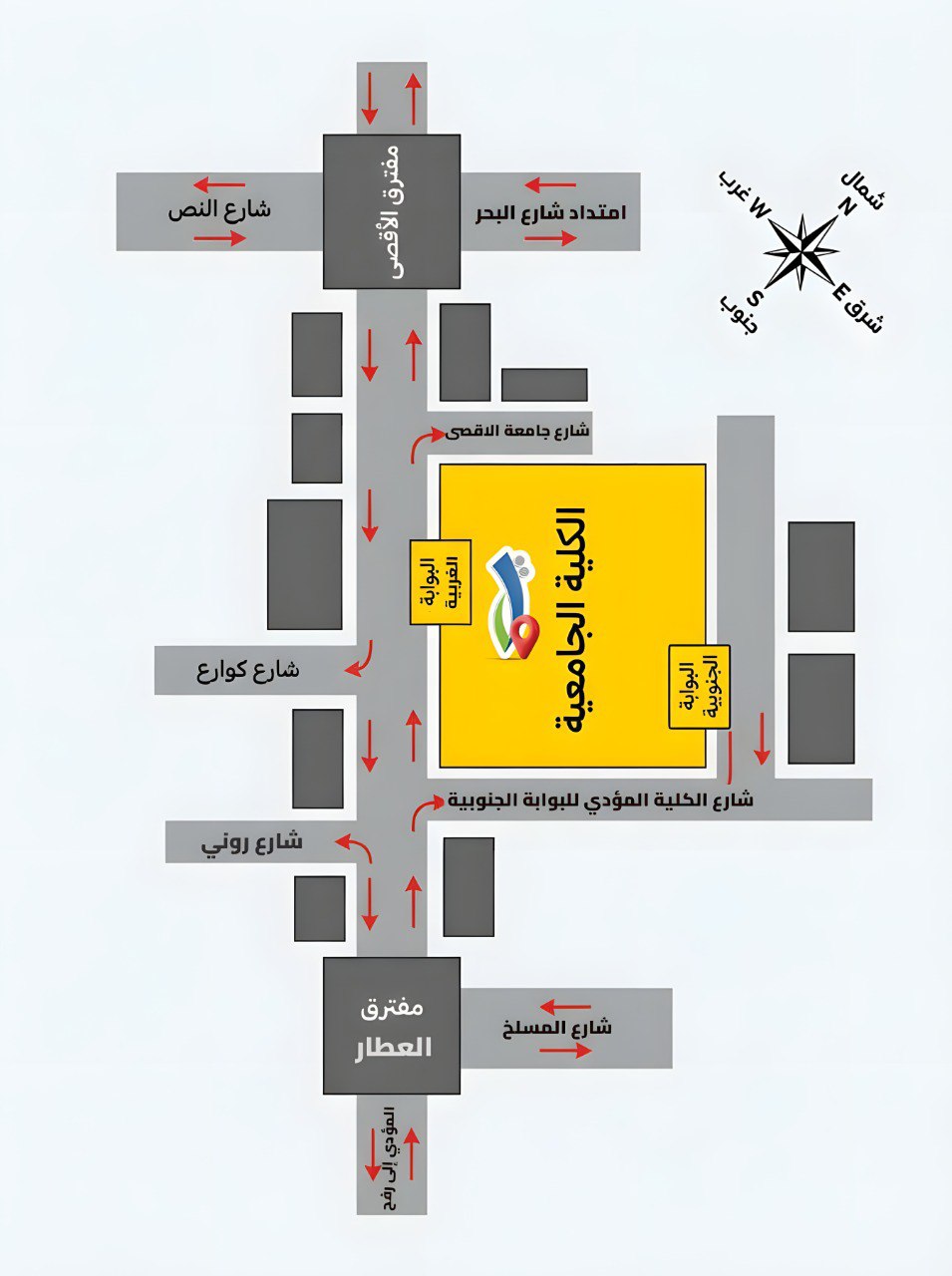 خريطة فرع خانيونس
